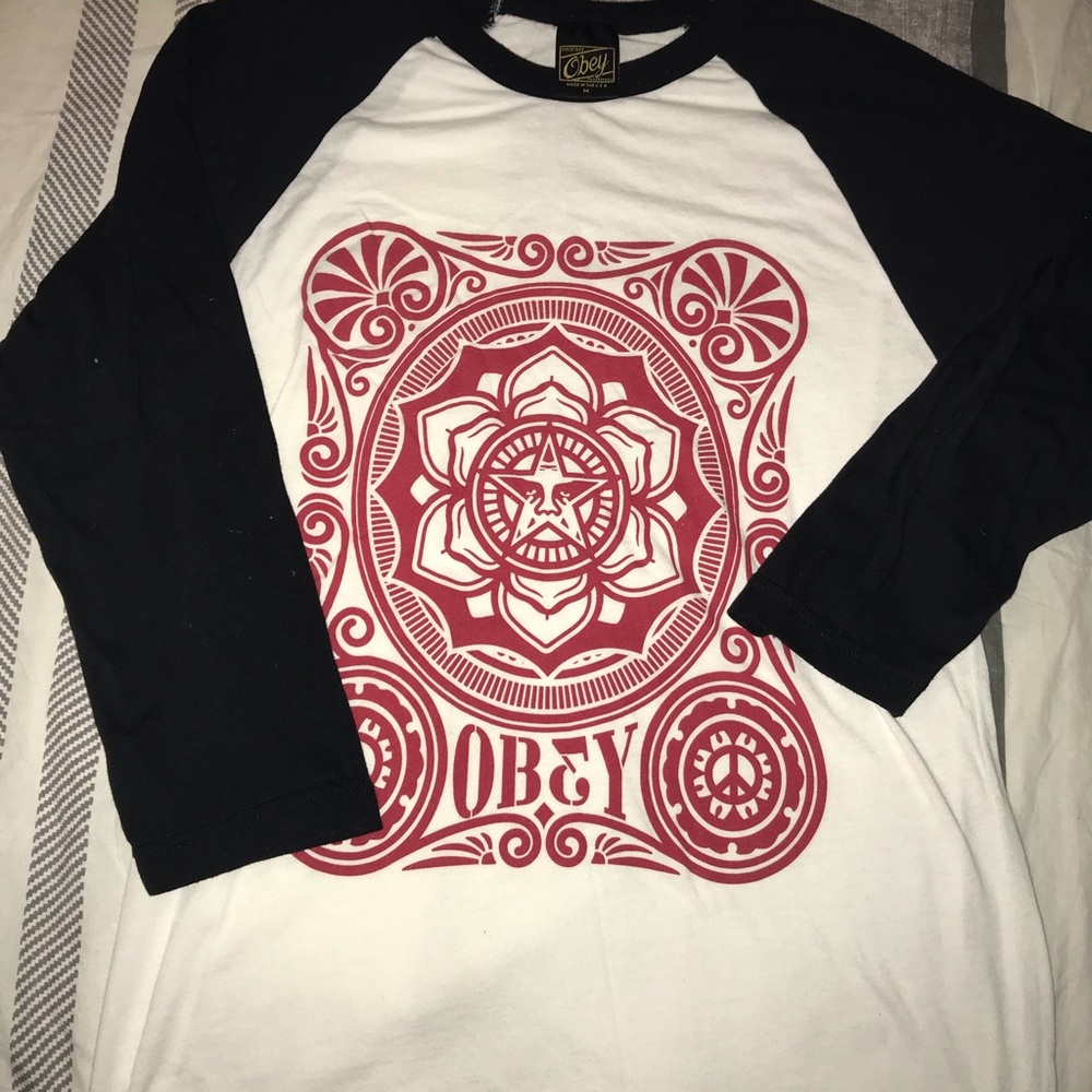 Obey Baseball T